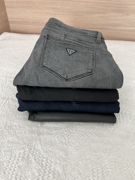 Дънки и кожен панталон Zara Guess LTB