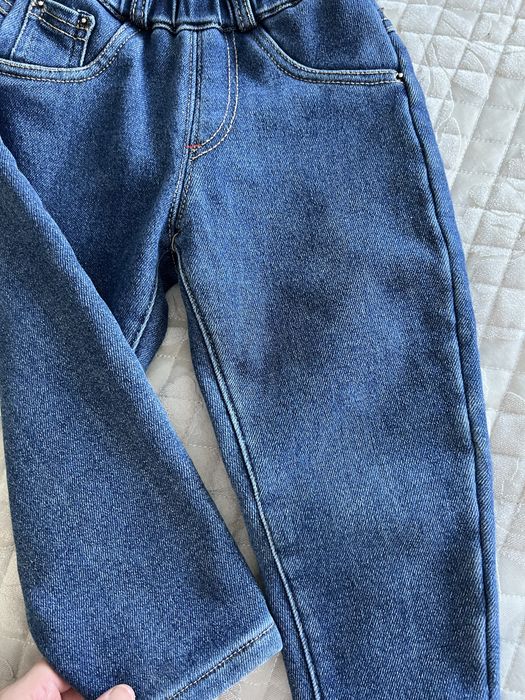 Джинсовая куртка с мехом