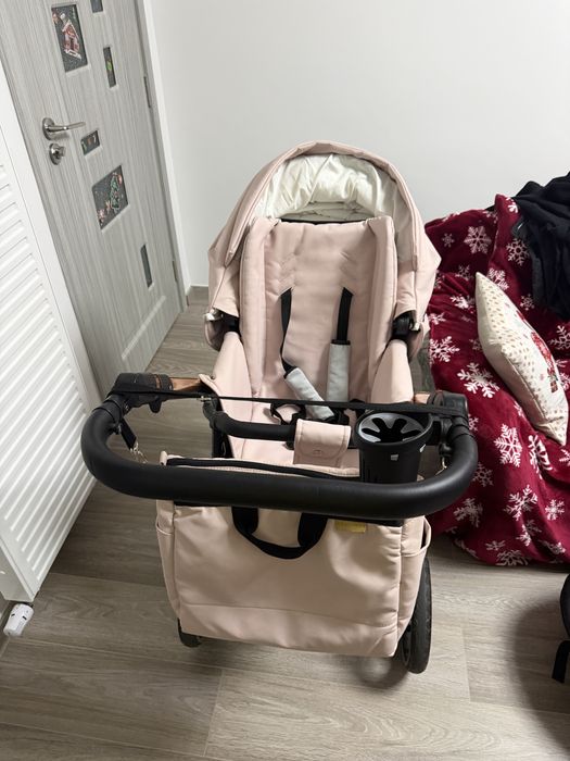 Krausman – Carucior 3 in 1 Storm Pink Shiny