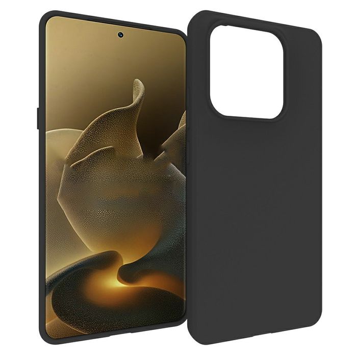 Матиран предпазен гръб за Motorola Signature - черен