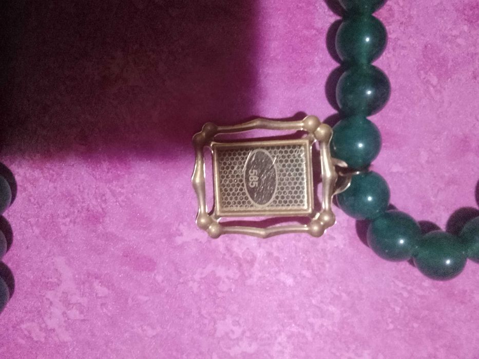 колие   натурални камъни и  злато- 21 04