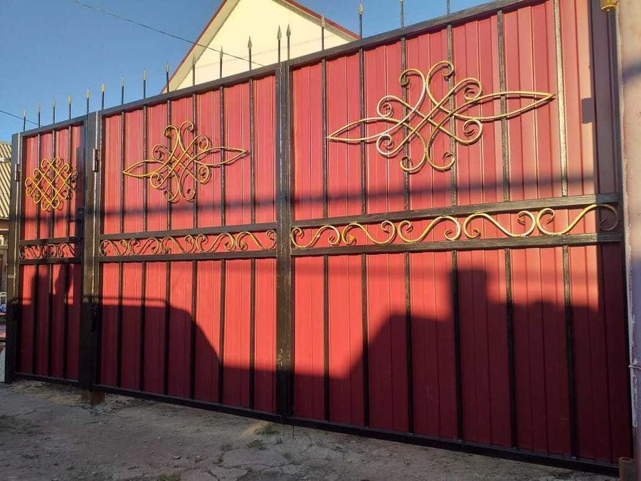 Установка забора с профлиста