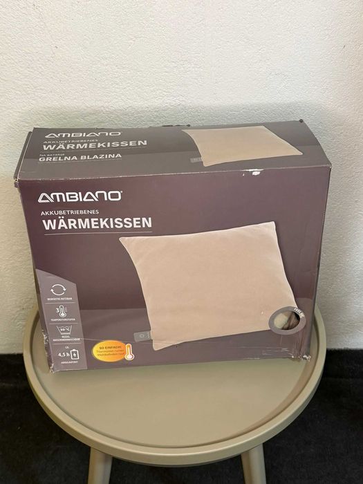 Perna incalzitoare Ambiano, pe baterie, 3 trepte, noua