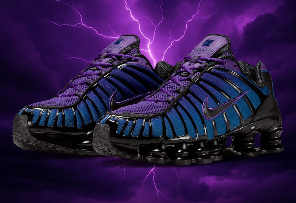 Чисто нови Nike Shox TL Blue Purple 44.5