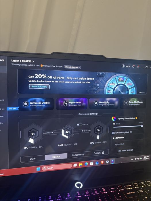 Lenovo Legion 5 Pro Oled | Intel Ultra 7 | RTX 5060
