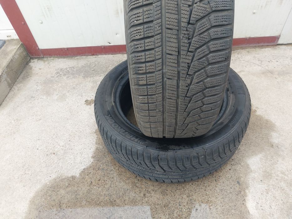 135 lei bucata! Doua anvelope M+S/IARNA 225 55 r18 Hankook