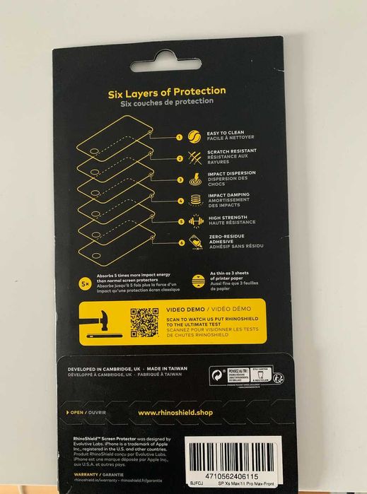 Ecran de protectie Rhinoshield Iphone 11 Pro Max/XS Max