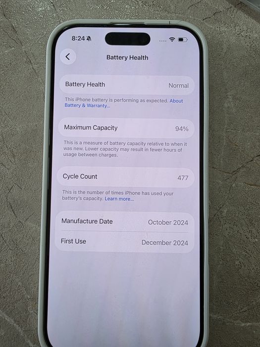 Iphone 16 Pro 128 gb ГАРАНЦИЯ White Titanium