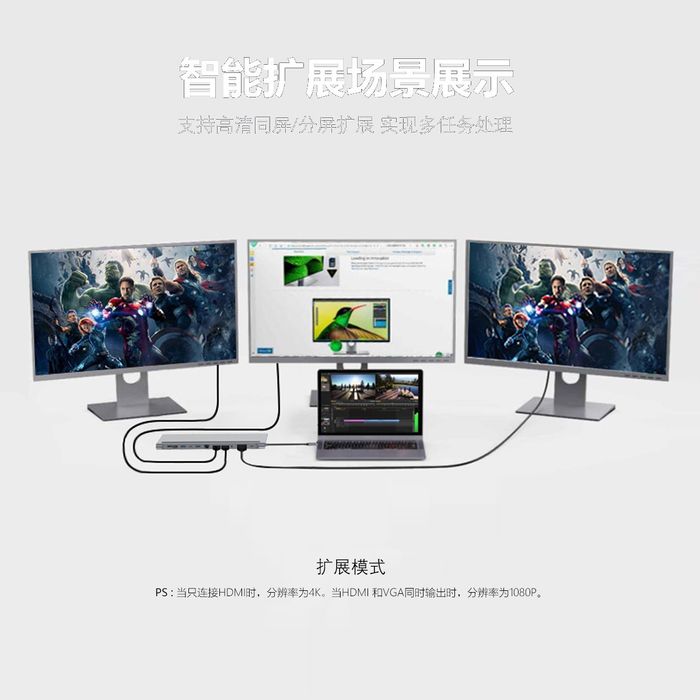 Type c Hub + Подставка для ноутбуков и макбуков