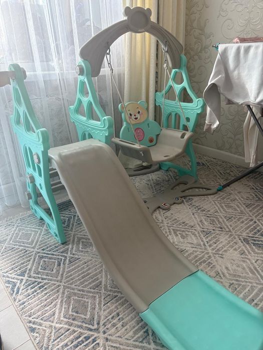 Продам детский горка с качели