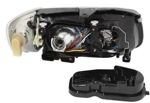 Фарове VW POLO 6N2 DEPO Angel Eyes за Поло 6Н2 Тунинг тъмни 99-01г.