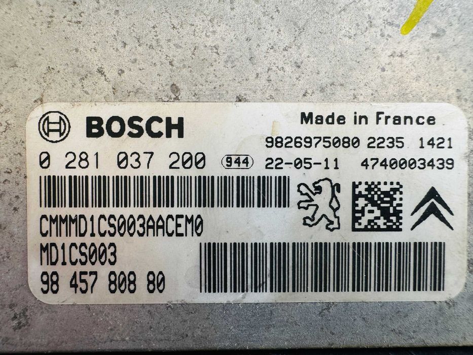Calculator motor Citroen Jumpy III  1.5 DCI 0281037200