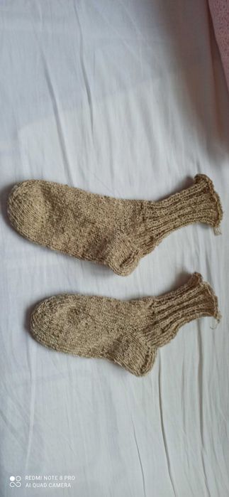 Плетени вълнени чорапи