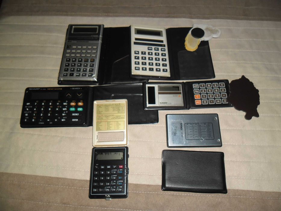 Calculatoare Casio si Sharp Japan anii 80