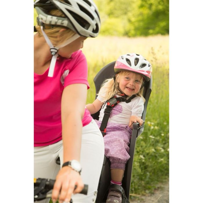 HAMAX Scaun de bicicletă pentru copii Siesta, cu suport blocabil, nou