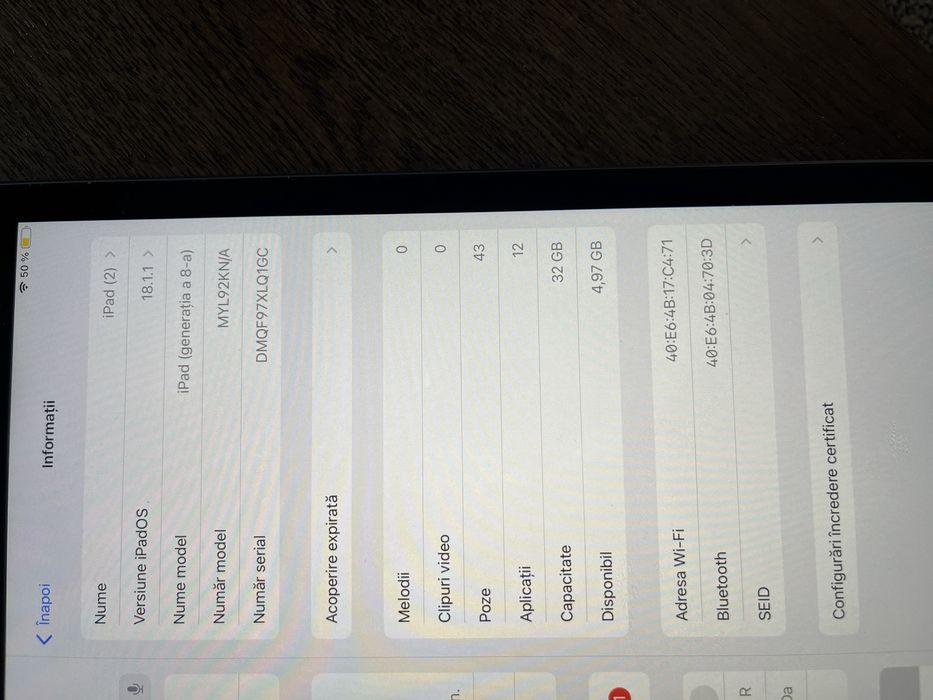 ipad generatia 8 32gb