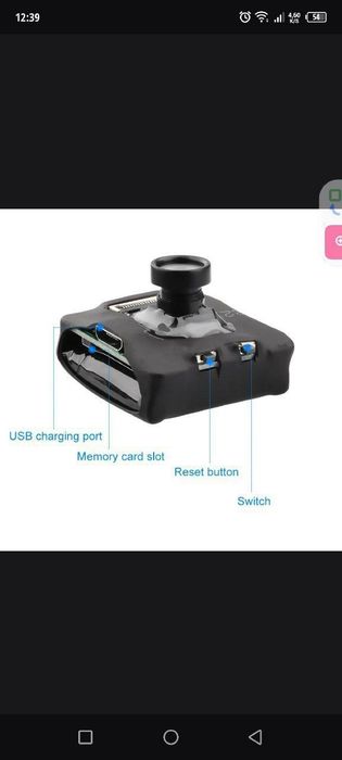 Vidio kamera wifi 128gb