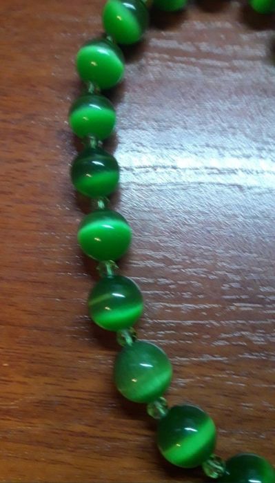 Набор из камня кошачий глаз