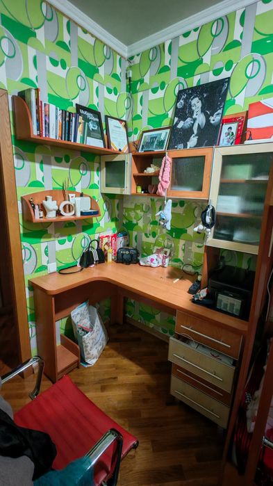 Комплект мебели в детскую комнату. МДФ. Бу. Можно по отдельности.