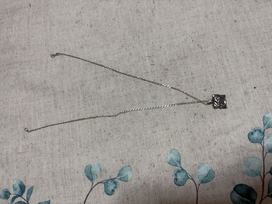 Сребрен пръстен и нов гердан с висулка