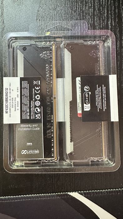Памет Kingston Fury Beast RGB DDR4 3200MHz