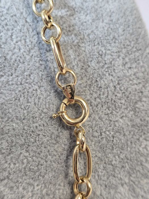 Lanț Elegant din Aur 14K cu Pandantiv Inimă Strălucitoare – Design Romantic