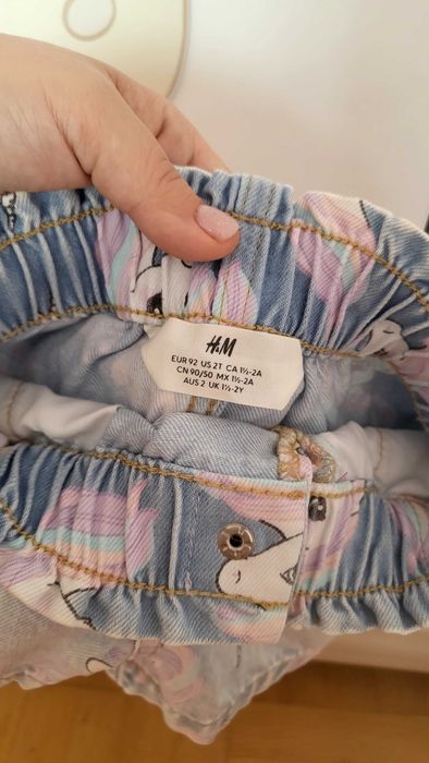 Къси дънкови гащи момиче H&M
