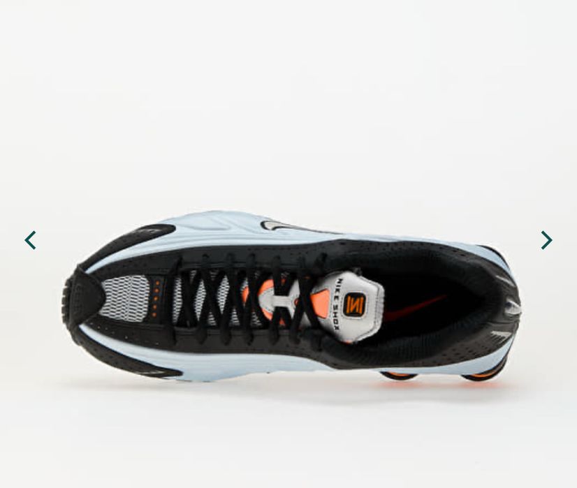 nike shox r4 голубые