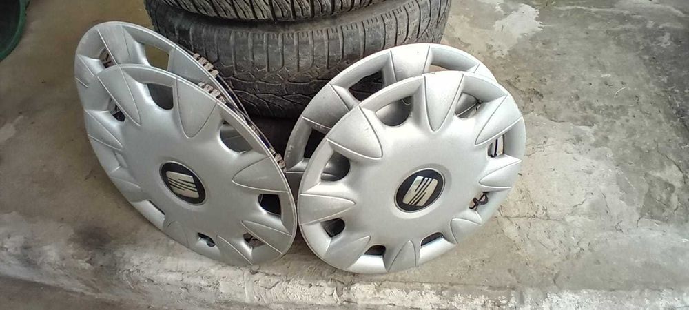 jante (4 prezoane) +anvelope 185/60/R14-all season +capace