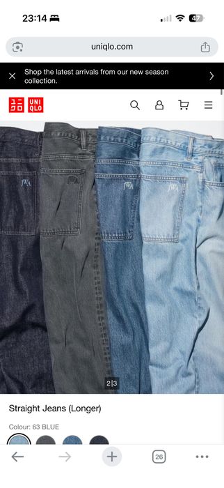 Джинсы Uniqlo, новые