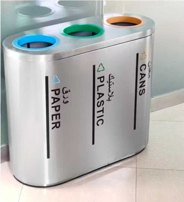 Урна цилиндр нержавейка 201 уличная офисная новая