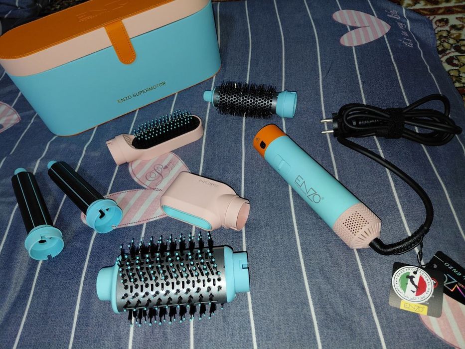 Enzo Styling Brush soch turmaklash uchun 6 tasi 1 tada