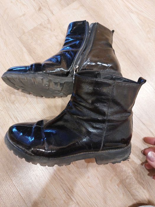 Сапоги женские черные