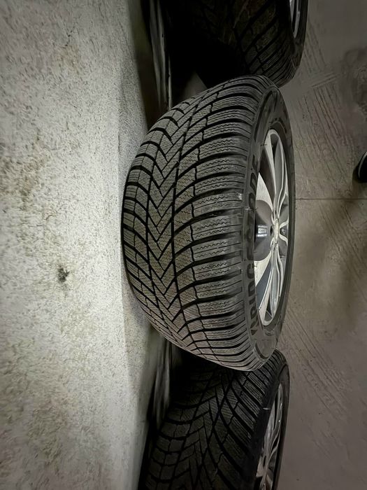 Оригинални джанти Mercedes 20" със зимни гуми 275 55 20 Bridgestone Blizzak  дот 3424