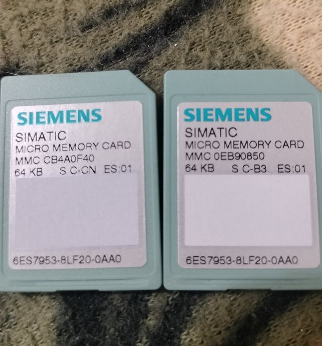 Memorie card siemens 512 kb și 64 kb