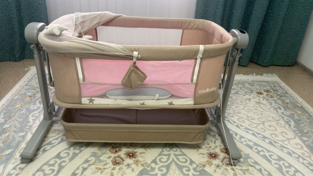 Кровать люлька + ходунок в подарок