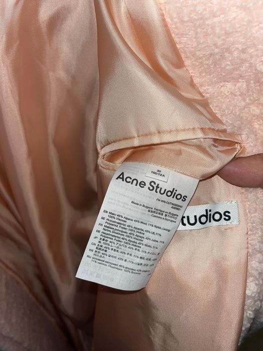 Acne Studios Палто от Алпака