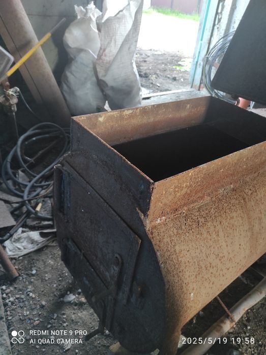 Печь металлическая