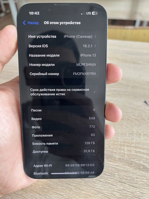 Айфон 13 в идеальном состояний