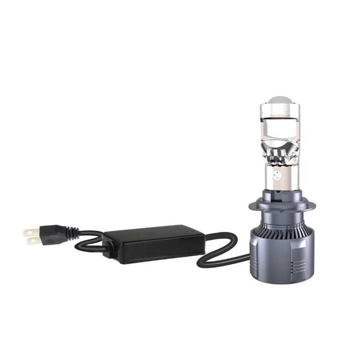 Лед крушки за фар H7 с лупа 120w, 2бр Комплект.