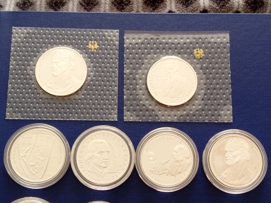 Юбилейные монеты ФРГ. Серебро. 625 проба 15.5 гр