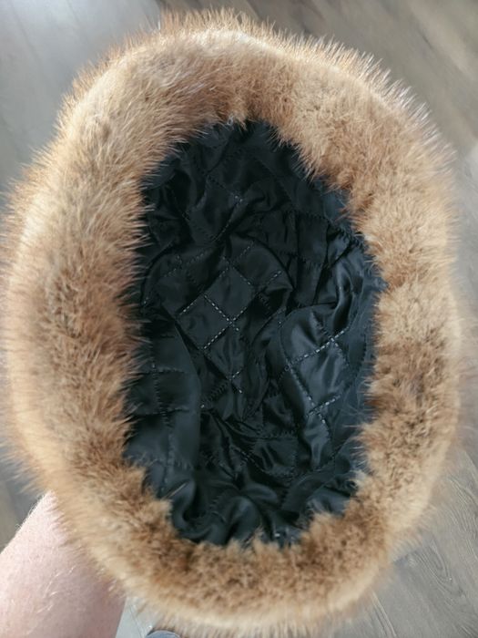 Caciula piele de vulpe naturala