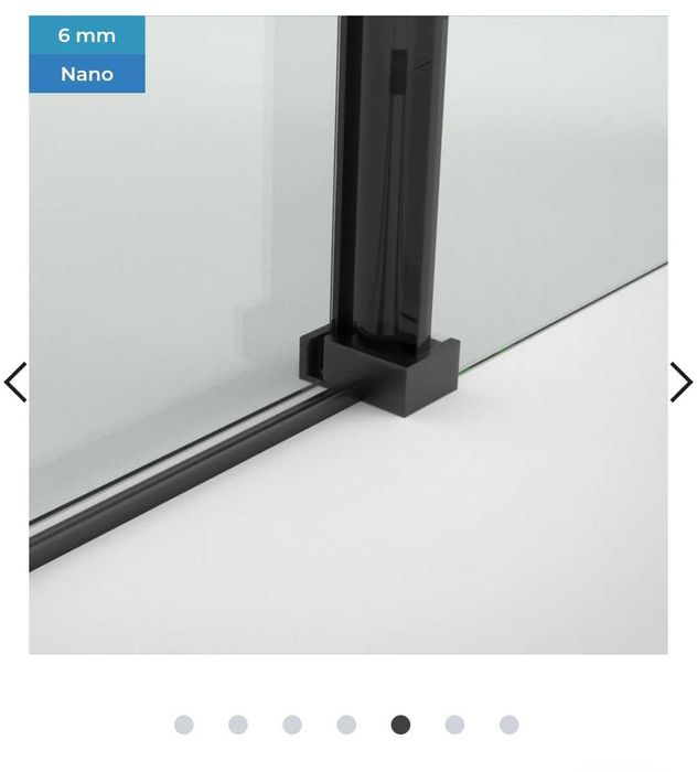 Ușă de duș, 160x195cm, 6mm