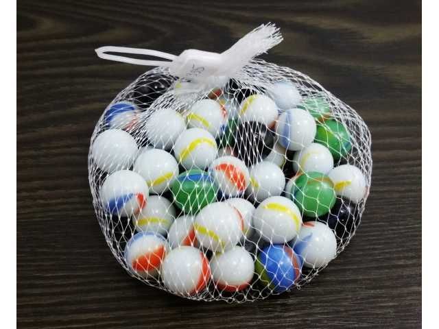 Стъклени топчета 50 бр. + 1 бр. голямо топче