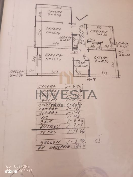 Apartament 4 camere Grigorescu, 14 Iulie!