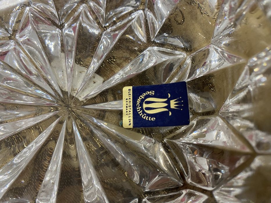 Немски кристален пепелник от 70 те години