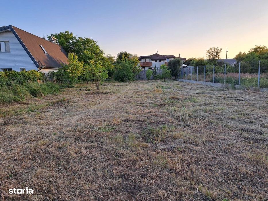 Vanzare teren intravilan imprejmuit 800mp Buftea