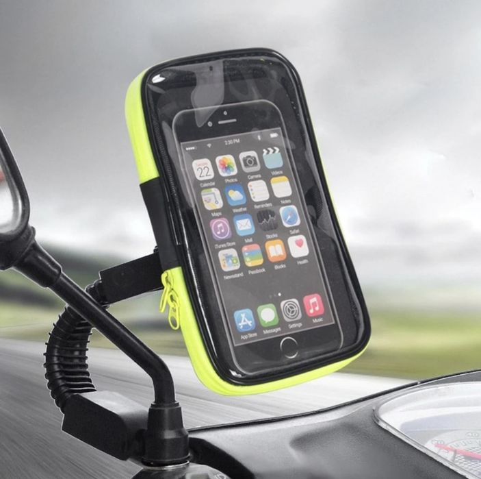 Suport impermeabil telefon mobil pentru bicicleta, scuter, motocicleta