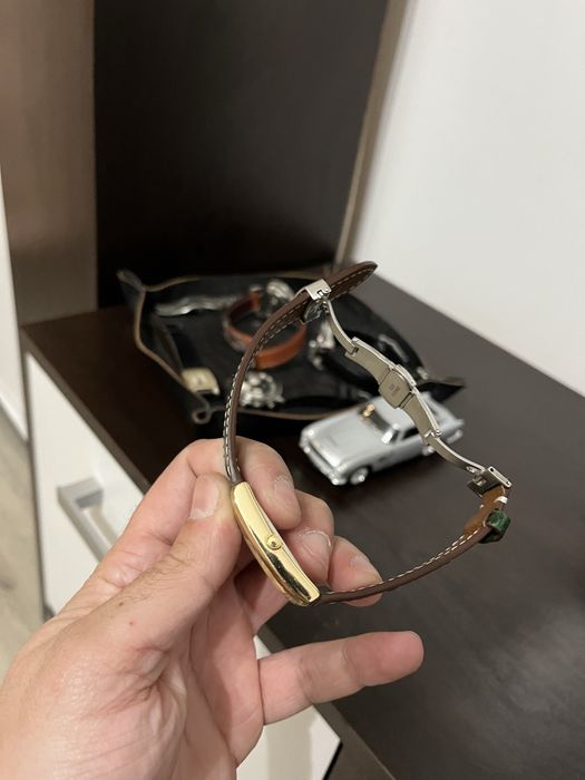 Superb ceas Dugena Tank Gold Quartz - unic in Romania