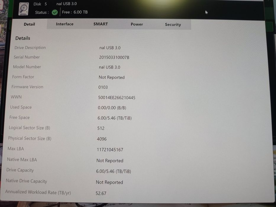 HDD Western Digital WD Purple 6TB – 100% Health – 25 porniri